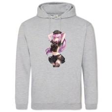 Hoodie with Print Darling In The Franxx Hero Zero Two - 2XL grey