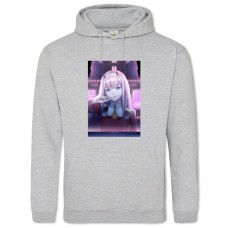 Hoodie with Print Darling In The Franxx Zero Two Print - 2XL grey