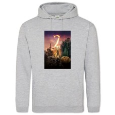 Худи с принтом 9 Девять 2 - 2XL серый