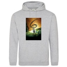 Худи с принтом 9 Девять 6 - 2XL серый