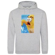 Hoodie with Print Angry Birds Yellow - 2XL grey