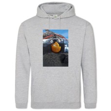 Hoodie with Print Angry Birds Black - 2XL grey