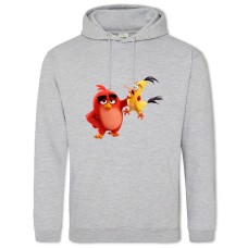 Hoodie with Print Angry Birds Friends - 2XL grey