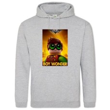 Hoodie with Print Lego Robin Boy Wonder - 2XL grey
