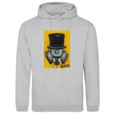 Hoodie with Print Lego Penguin - 2XL grey