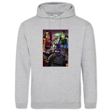 Hoodie with Print Lego Superheroes - 2XL grey