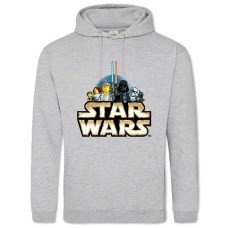 Hoodie with Print Lego Star Wars Logo - 2XL grey