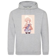 Hoodie with Print Beyond The Boundary Amazing Kuriyama Mirai - 2XL grey
