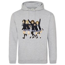 Hoodie with Print K-On! Heroes - 2XL grey