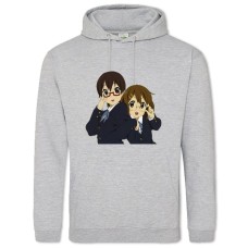 Hoodie with Print K-On! Friendly Girls - 2XL grey