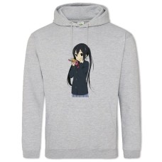 Hoodie with Print K-On! Azusa Nakano Guitar Sweet - 2XL grey