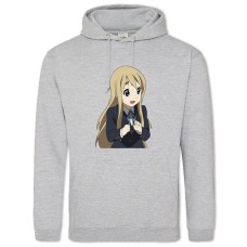 Hoodie with Print K-On! Mugi - 2XL grey