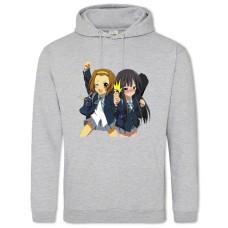 Hoodie with Print K-On! Girls Print - 2XL grey