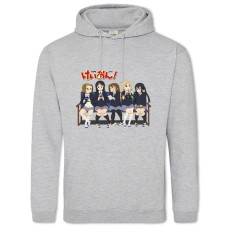 Hoodie with Print K-On! Print - 2XL grey