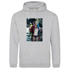 Hoodie with Print Suicide Squad Harley Quinn Hero - 2XL grey