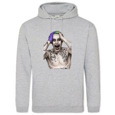 Hoodie with Print Suicide Squad The Mad Joker - 2XL grey