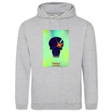 Hoodie with Print Suicide Squad Deadshot Art - 2XL grey