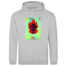 Hoodie with Print Suicide Squad Diablo Art - 2XL grey