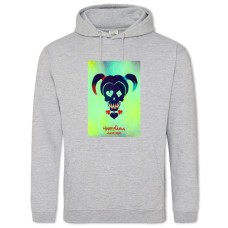 Hoodie with Print Suicide Squad Harley Quinn Art - 2XL grey