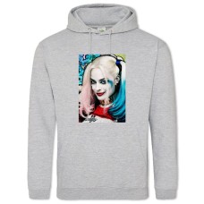 Hoodie with Print Suicide Squad Harley Quinn Girl - 2XL grey