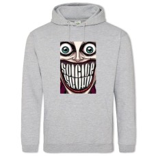 Hoodie with Print Suicide Squad Art - 2XL grey