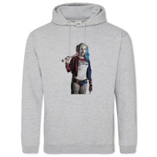 Hoodie with Print Suicide Squad The Harley Quinn - 2XL grey