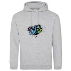 Hoodie with Print Suicide Squad Cute Logo - 2XL grey