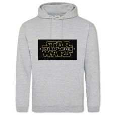Hoodie with Print Star Wars Do Not Spoil - 2XL grey