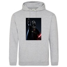 Hoodie with Print Star Wars Darth Vader - 2XL grey