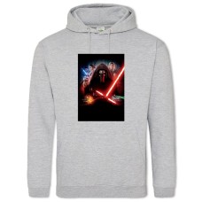 Hoodie with Print Star Wars Heroes - 2XL grey