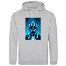 Hoodie with Print Star Wars Darth Vader Neon - 2XL grey