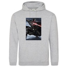 Hoodie with Print Star Wars Cute Darth Vader - 2XL grey