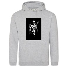 Hoodie with Print Star Wars Darth Vader Guitar - 2XL grey