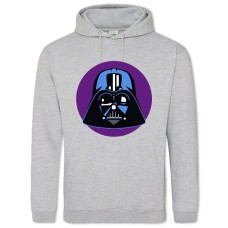 Hoodie with Print Star Wars Darth Vader Head Art - 2XL grey