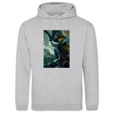 Hoodie with Print Pirates Of The Caribbean Hero - 2XL grey