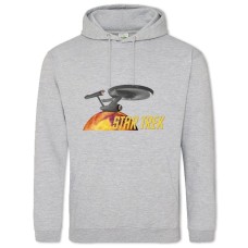 Худі з принтом Стар Трек Логотип - 2XL сірий