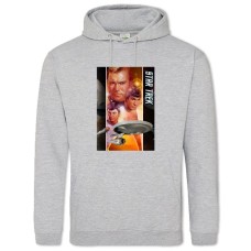 Hoodie with Print Star Trek Print - 2XL grey
