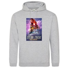 Hoodie with Print Star Trek Theme - 2XL grey