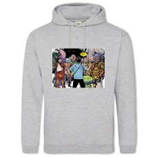 Худі з принтом Стар Трек Комікс - 2XL сірий