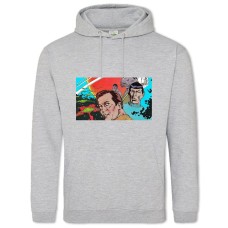 Худі з принтом Стар Трек Комікс Тематика - 2XL сірий