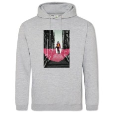 Худі з принтом Джокер Лякаючий Героїчний Принт - 2XL сірий