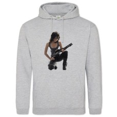 Hoodie with Print The Terminator Hero Sarah Connor - 2XL grey