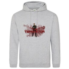 Hoodie with Print The Terminator Hero Logo - 2XL grey