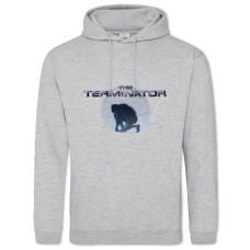 Hoodie with Print The Terminator Print - 2XL grey