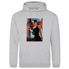 Hoodie with Print The Terminator Sarah Connor Print - 2XL grey