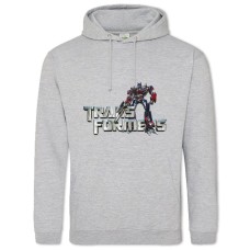 Hoodie with Print Transformers Big Logo - 2XL grey