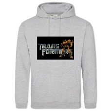 Hoodie with Print Transformers Bumblebee Print - 2XL grey