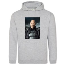 Hoodie with Print X-Men Professor X - 2XL grey
