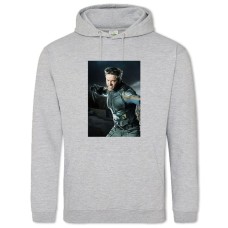 Hoodie with Print X-Men Logan Wolverine - 2XL grey