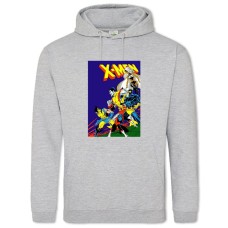 Hoodie with Print X-Men Cute Print - 2XL grey